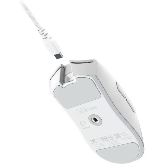 Razer VIPER V4 PRO White – Wireless Gaming Mouse – 50g – 8K Polling Rate – 50K DPI – 180h Battery — image 3
