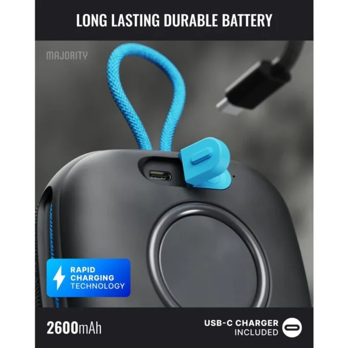 Majority Portable Speakers Move 1 IPX65 12W Rugged USB/AUX/SD UK — image 2