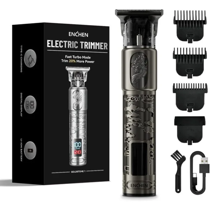 Enchen Hair Clipper Goldenstone 1 USB-C 1200mAh Black — image 10