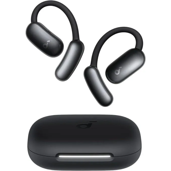 Anker Soundcore TWS Earphones Open Air AeroFit 2 AI Assistant, Hi-Res, 35H Playtime,  Black — image 1