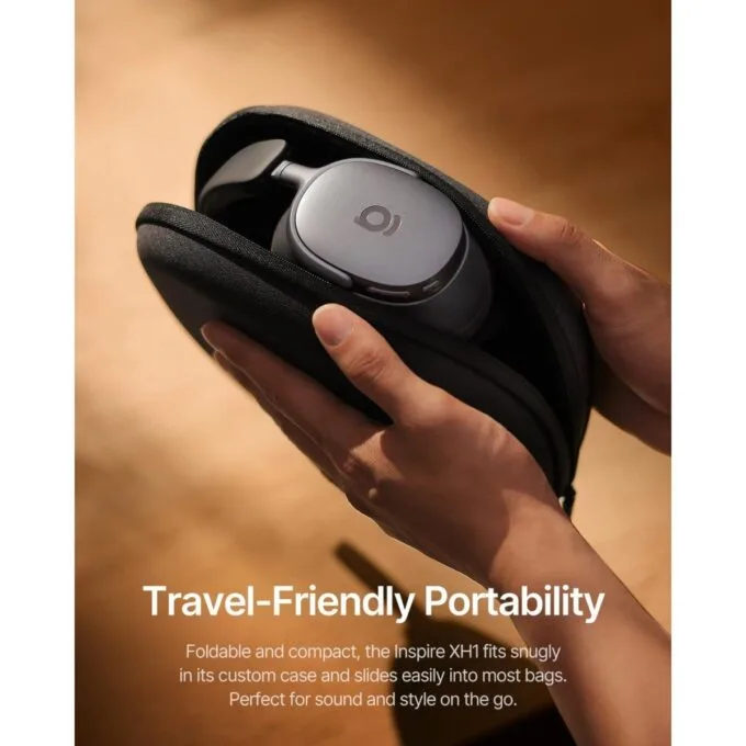 Baseus Headphones Over Ear, ANC, Dolby Audio, Hi-Res Audio, 100H Playtime, Inspire XH1 By BOSE Black — image 5
