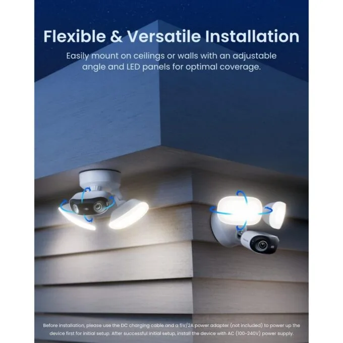 Reolink WIFI Outdoor Camera Panoramic Ultra-Wide View 4K Elite Floodlight 240v — image 7