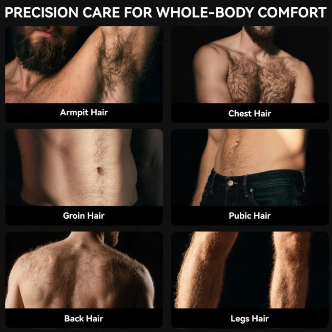 Enchen Body Hair Trimmer SPARK 5 USB-C 800mAh Black — image 6