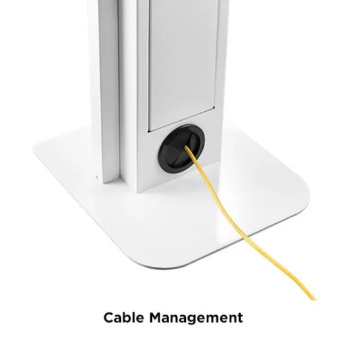 Brateck Tablet FloorStand AntiTheft 10-11'' with Custom Branding PAD32-01 White — image 7