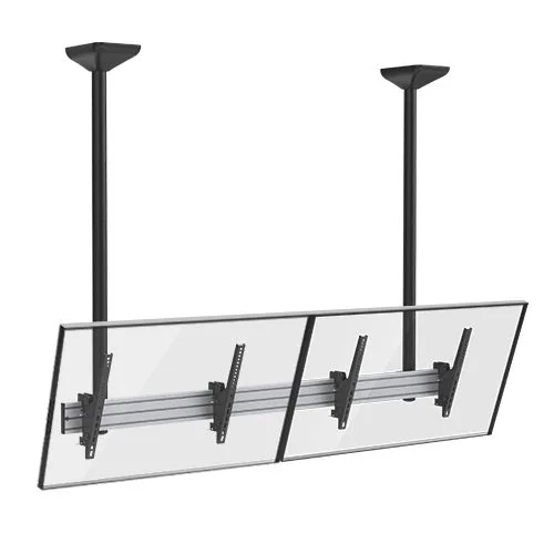 Brateck TV Ceiling Mount Twin 60x40 50kg/Screen 1.58m Lockable LVC03-246TL-02 — image 1