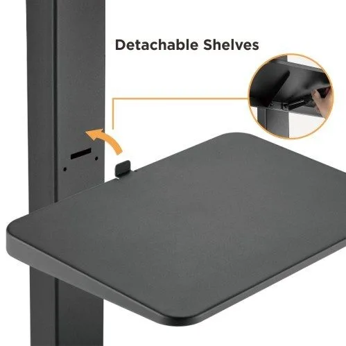 Brateck FS32-46W TV Trolley with Shelf 60x40 1.53m 40kg — image 4