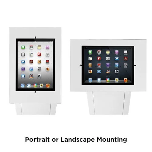 Brateck Tablet FloorStand AntiTheft 10-11'' with Custom Branding PAD32-01 White — image 5