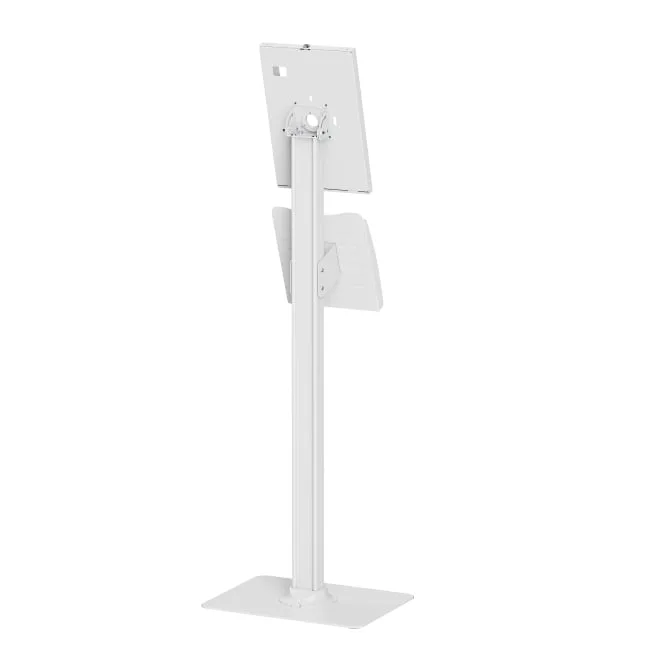 Brateck Tablet FloorStand AntiTheft 10-11'' with Brochure Holder PAD34-04 White — image 2
