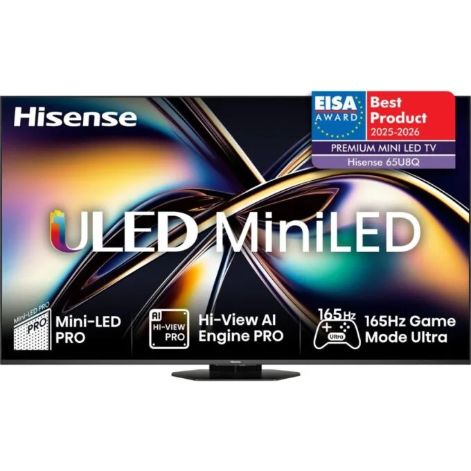 Hisense 65U8Q 65'' 4K Smart QLED MINI LED 120hz Gaming TV — image 1