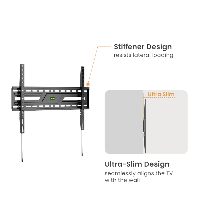 Brateck TV Mount 60x40 Fixed 75kg KL38-46F — image 3