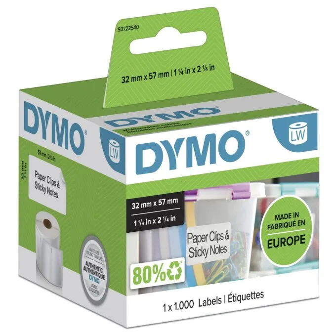 DYMO LW - Multi-Purpose Labels - 32 x 57 mm - S0722540 — image 1