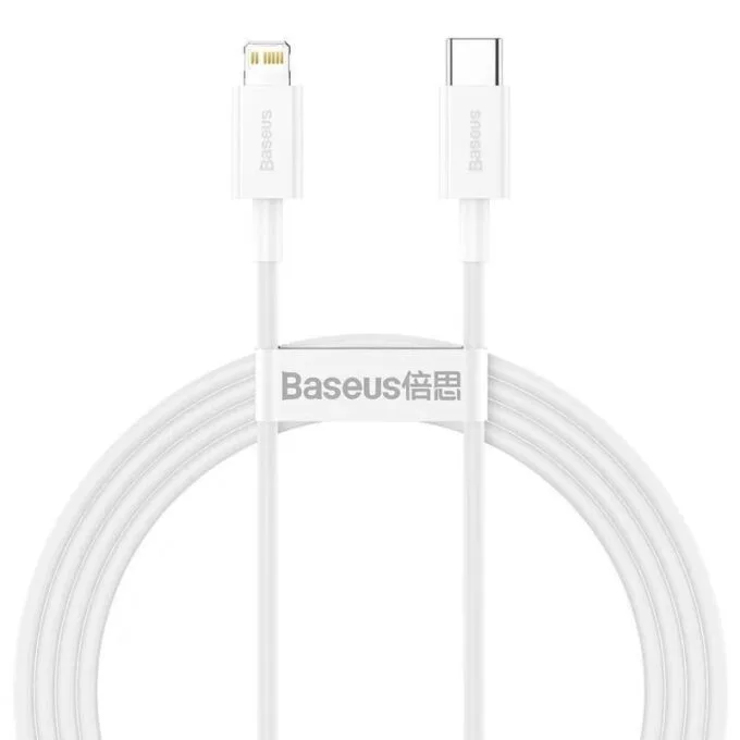 Baseus Cable Lightning to USB-C Superior Series 1.5m White — image 1