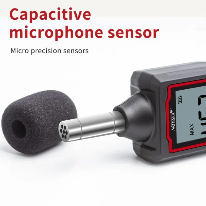 Noyafa Sound Level Meter with Accurate A-Weighted Measurement  & LCD Display NF-562 — image 6
