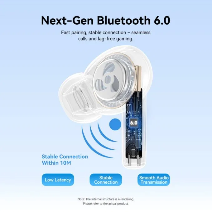 Vention Earphones BT TWS InEar ANC +Wireless Charging ECHO LITE E11 Pro Black NBVB0-Pro — image 6