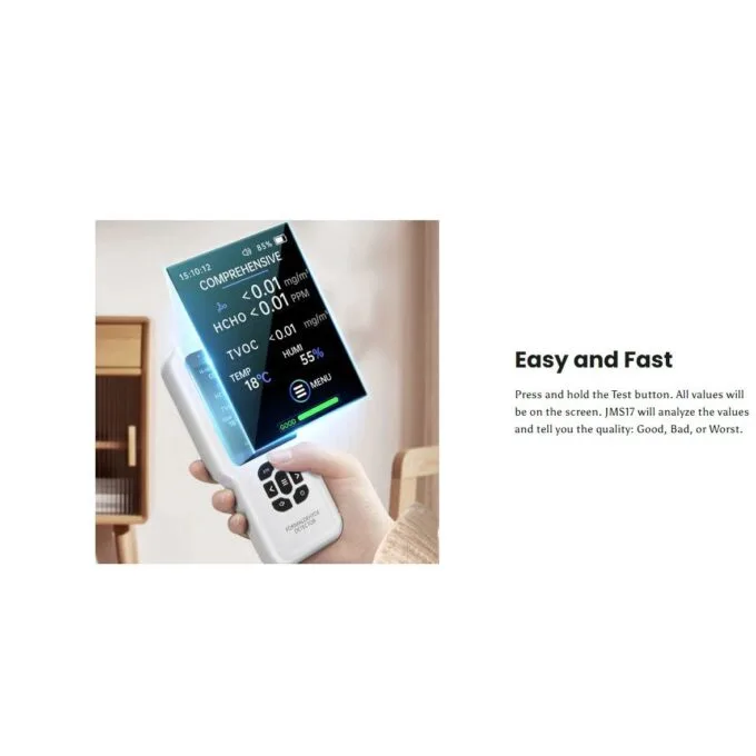 Noyafa Portable Indoor Air Quality Tester with Formaldehyde Detector JMS17 — image 6