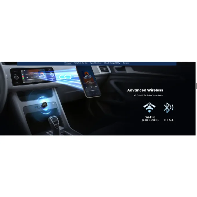 MINIX CAR Wired to Wireless CarPlay & Android Auto USB Dongle CA525 — image 6