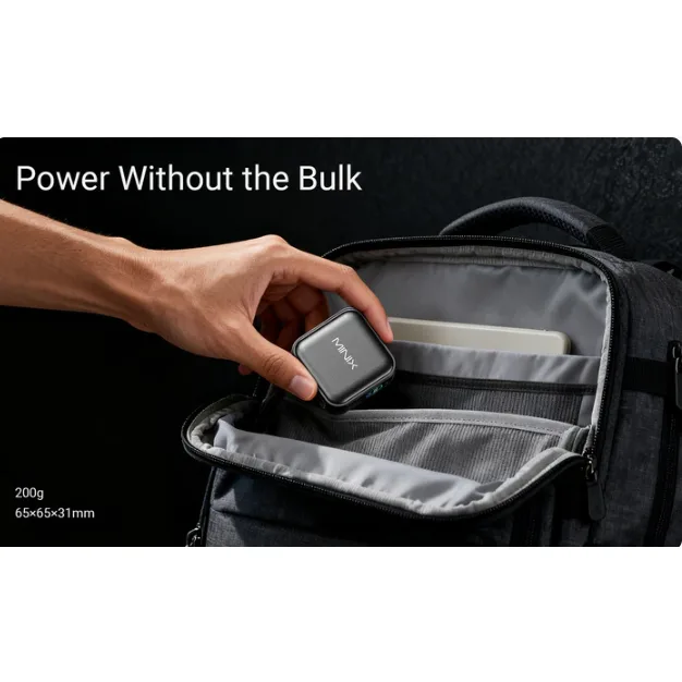 MINIX GaN Wall Charger 100W 2x USB-C/1xUSB-A with LED NEO P3 PRO — image 6
