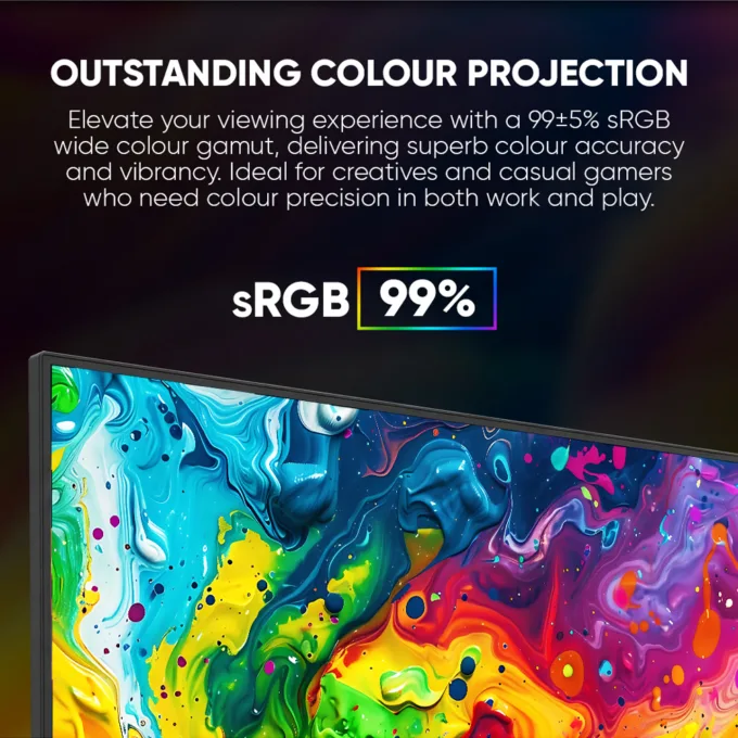 Armaggeddon Gaming Monitor 32'' Slim Frame 2K IPS 180Hz 1ms PXP32Pro Black — image 6