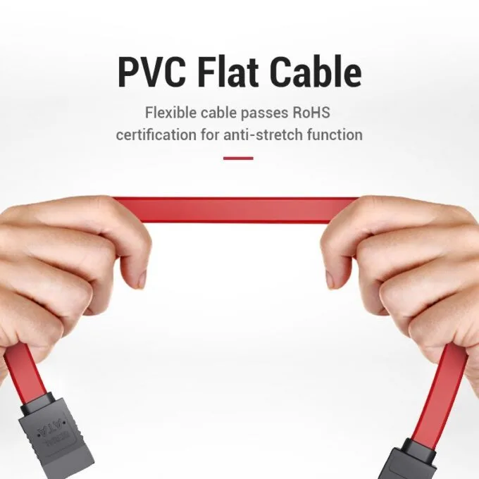 Vention IT Cable SATA 3.0 Cable 0.5M Red KDDRD — image 4