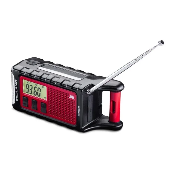 Midland Emergency Powerbank 10000mah Temp Sensor, BT, FM Radio, Dynamo & Solar Powered, 130 Lmn Flashlight ER300 PRO — image 6