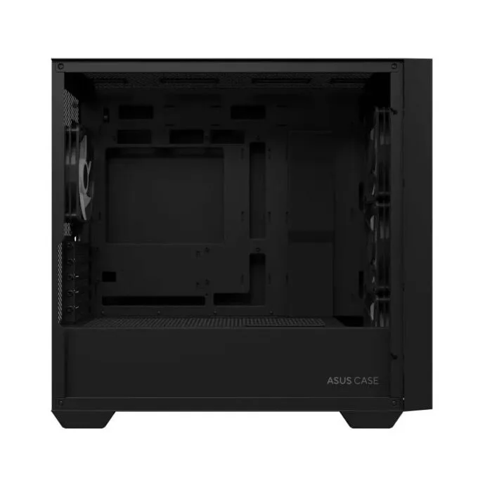 ASUS PC Case Gaming mATX Mesh Front Panel Tempered Glass Side Window 4x Pre-Installed ARGB Fans A21 PLUS Black — image 6