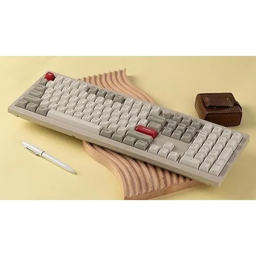 Keychron V6 Max Retro (V6M-R4) QMK/VIA BT/2,4/Wired Custom Mechanical Keyboard Banana Switch 100% — image 3