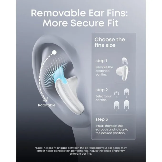 Anker Soundcore TWS Earphones ANC LDAC HiRes Audio , AI Translation Liberty Buds  White — image 8