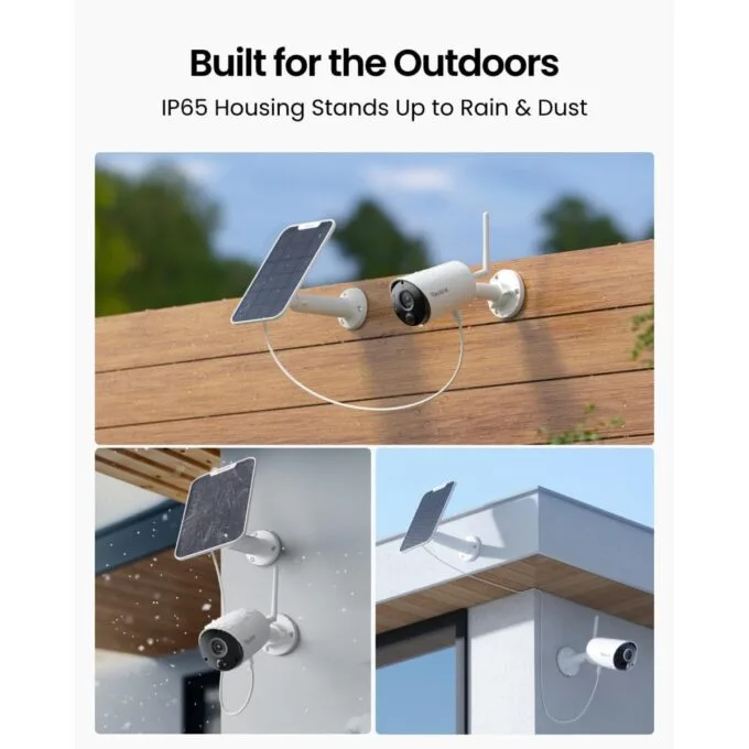 Reolink BP Outdoor Battery Camera 5MP ARGUS Eco White (B320) + 6W Panel White (Hard Bundle) — image 6