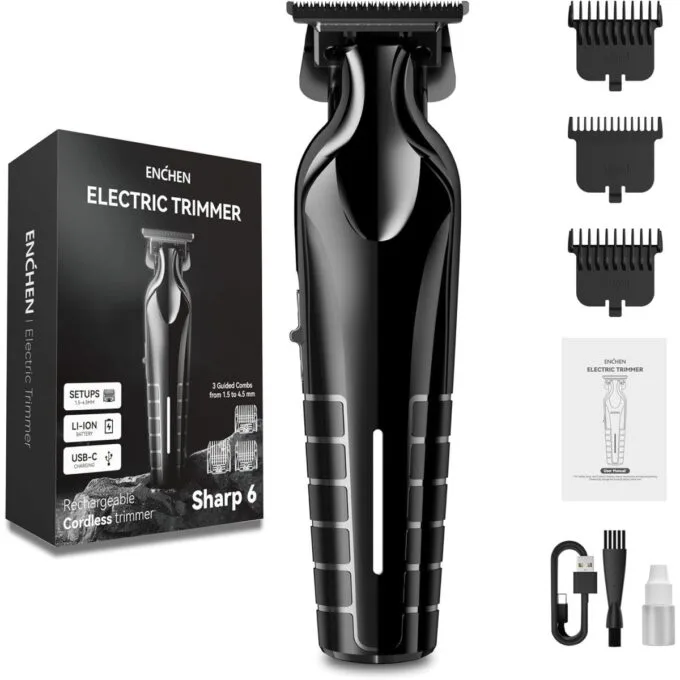 Enchen Hair Clipper SHARP 6 USB-C 1200mAh Black — image 9