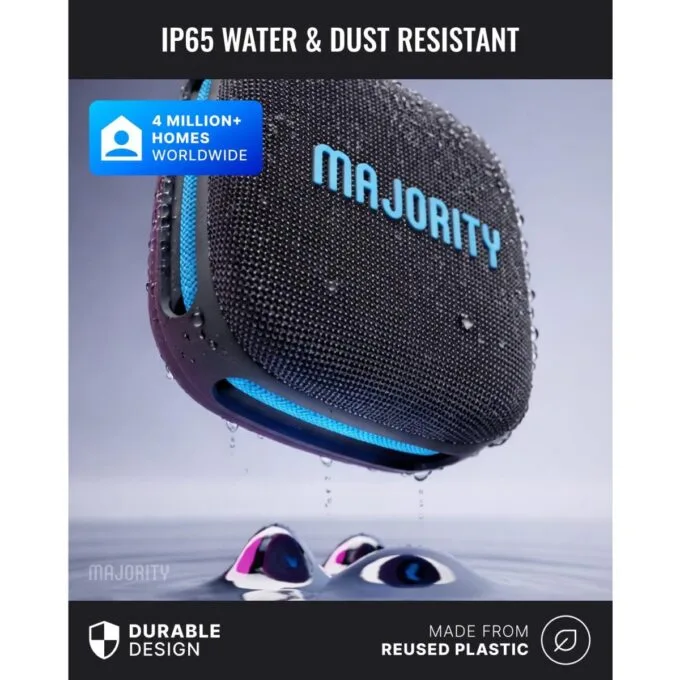Majority Portable Speakers Move 1 IPX65 12W Rugged USB/AUX/SD UK — image 3