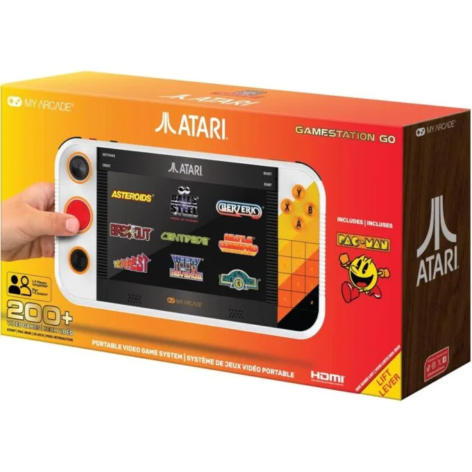 My Arcade GAMESTATION GO ATARI, Wifi, Rechargeable Battery, Over 200+ Preloaded Retro Video Games — image 7