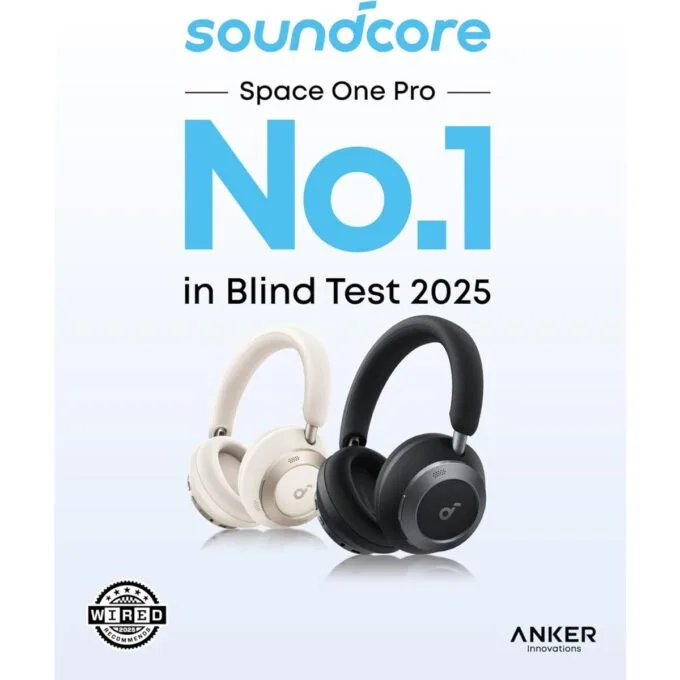 Anker Soundcore Headphones HiRes Space One Pro White — image 2