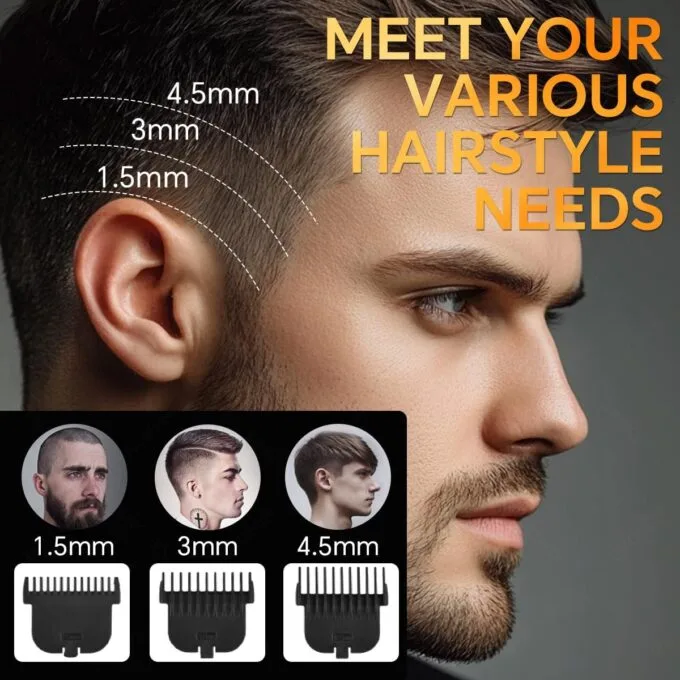 Enchen Hair Clipper Goldenstone 1 USB-C 1200mAh Black — image 6