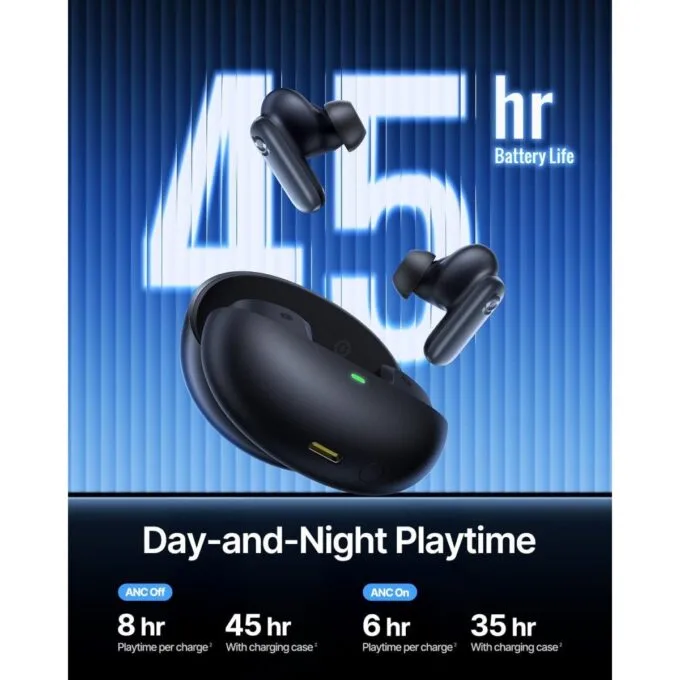 Baseus Headphones In Ear TWS, ANC, Dolby Audio, 45H Playtime, Inspire XP1 By BOSE Black — image 2