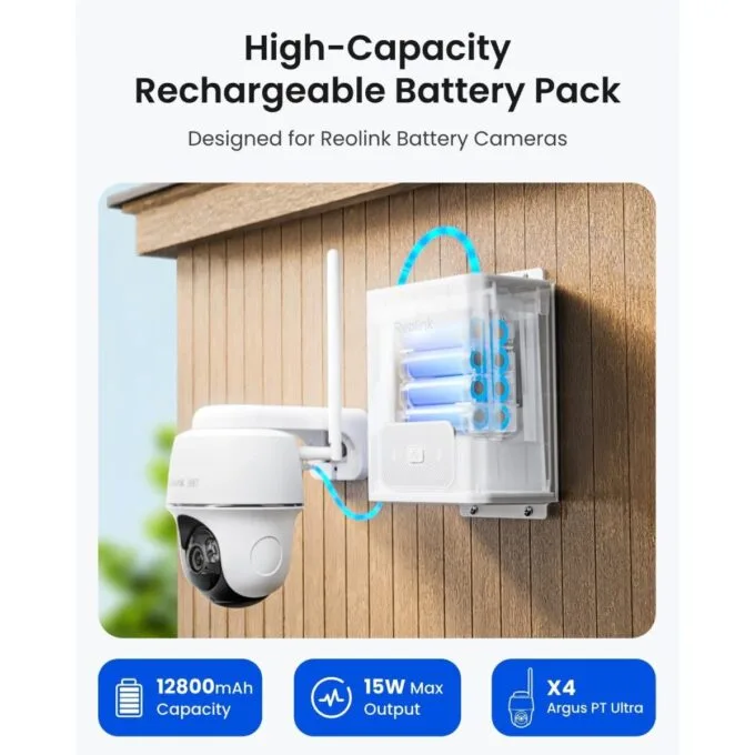 Reolink BPS Battery Pack for Battery Cameras White 12800mah (Type C) — image 2