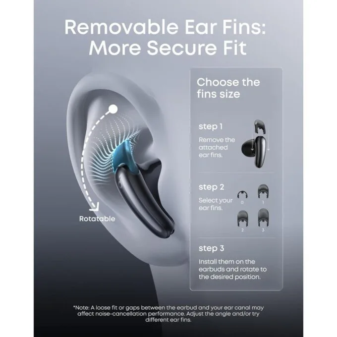Anker Soundcore TWS Earphones ANC LDAC HiRes Audio , AI Translation Liberty Buds Black — image 6