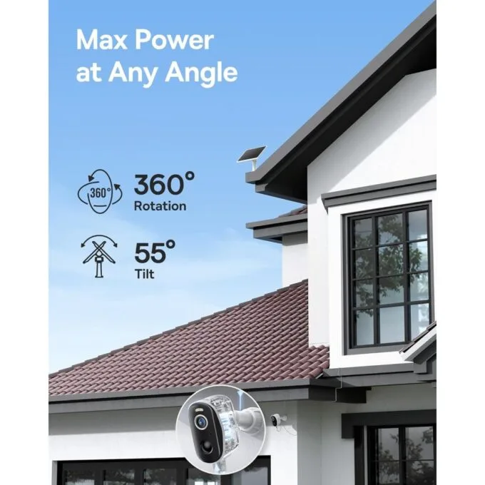 Baseus Security A1 Solar Panel White — image 2