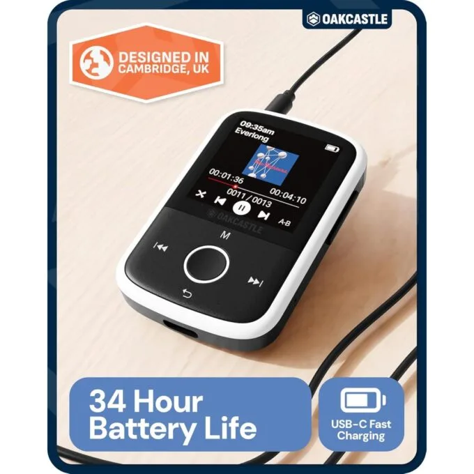 Majority Portable MP250 Player 16GB BT+Earphones (Oakcastle) — image 2