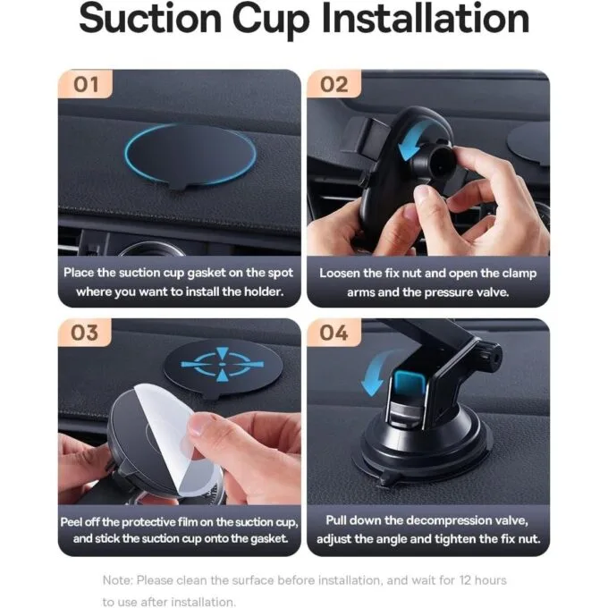 Baseus Car Holder Dash/Wind Gravity Telescopic Suction UltraControl Pro Series Black — image 7