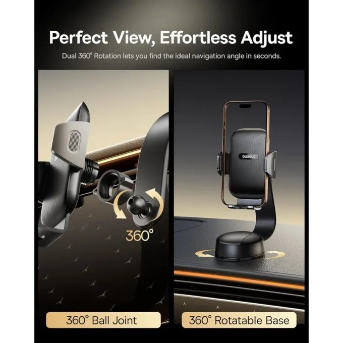 Baseus Car Holder Dashboard PrimeTrip C03 Black — image 4
