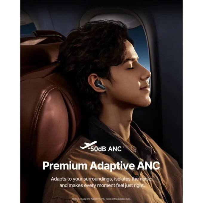 Baseus Headphones In Ear TWS, ANC, Dolby Audio, 45H Playtime, Inspire XP1 By BOSE Black — image 6