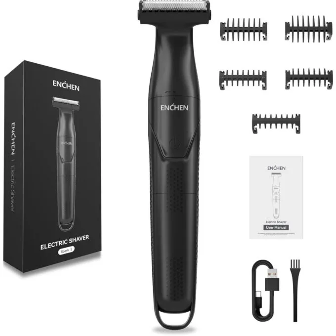 Enchen Body Hair Trimmer SPARK 5 USB-C 800mAh Black — image 10