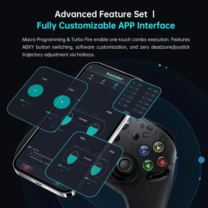 Thunderobot PC Gamepad Wireless G80 ThunderSwap ,Dual TMR Triggers, Optical Buttons, 1000Hz Polling Rate, RGB Backlight — image 3