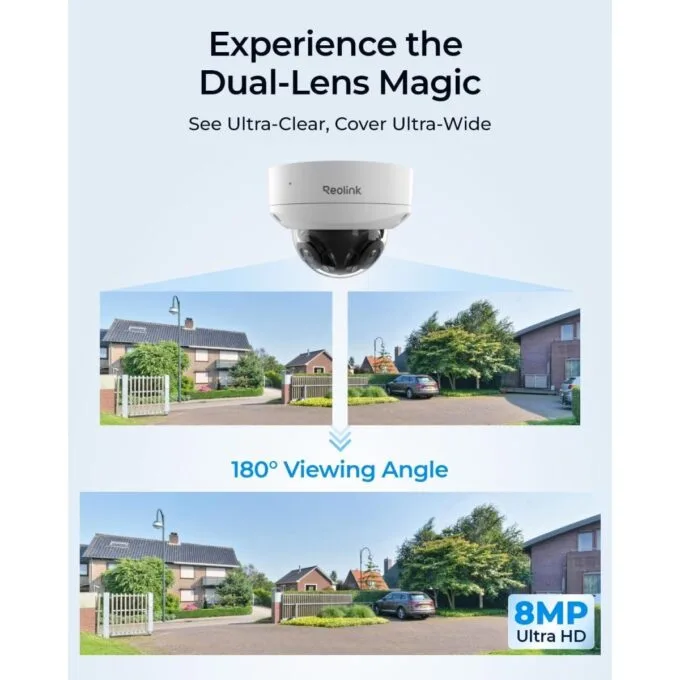Reolink POE IP Dome Camera 8MP (Duo 2V PoE) IK10 Duo Series P737 — image 2