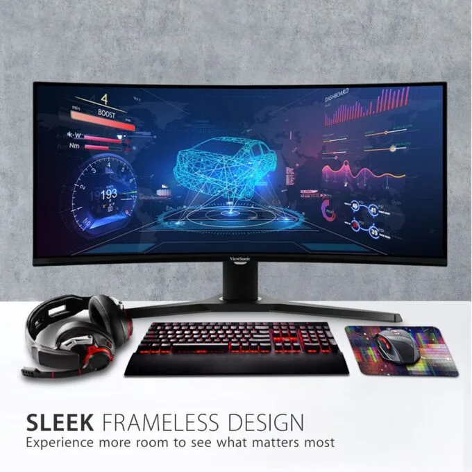 Viewsonic OMNI Gaming Curved Ultrawide Monitor 34'' 2K 180Hz VX3418-2KPC — image 2