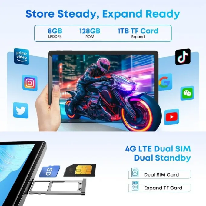Chuwi Tablet Aupad, 10.9'' Android, Qualcomm SM6225, 8Gb + 128GB — image 7