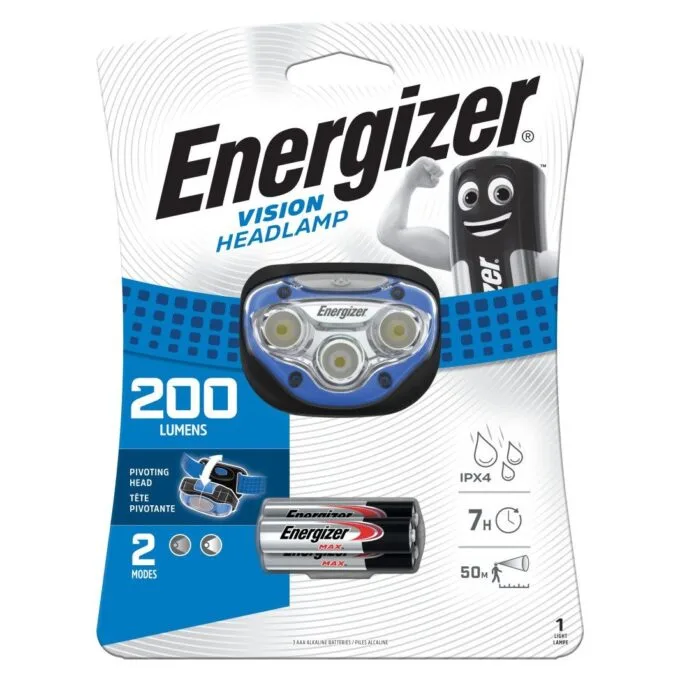 Energizer Light Headlight 200 Lumens & 7 Hrs (3xAAA) Vision — image 1