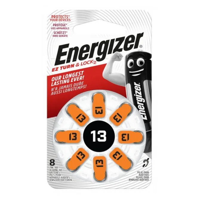 Energizer Batteries Zinc-Air for Hearing Aids (8pcs) Size 13 — image 1