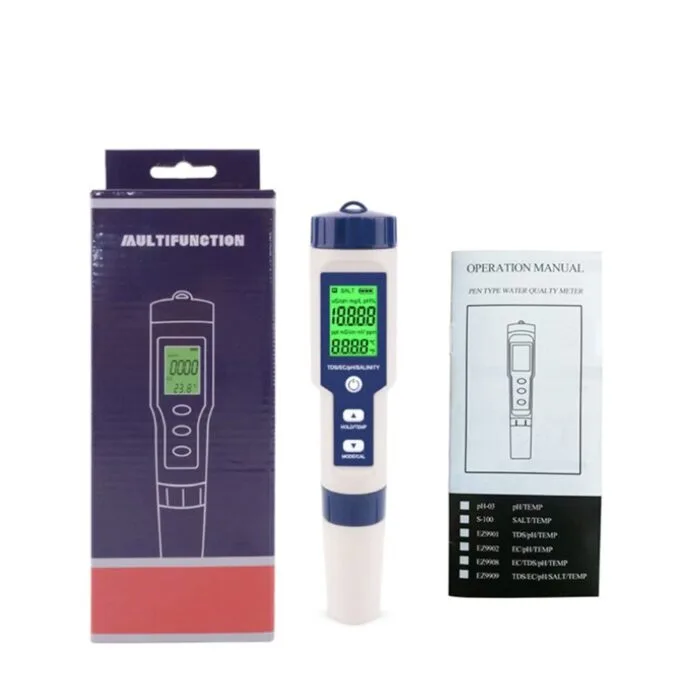Noyafa Water Quality Tester with 5-in-1 Measurement (pH, TDS, EC, ORP, Temperature), Automatic Calibration, IP65 NF-EZ9909 SP — image 7