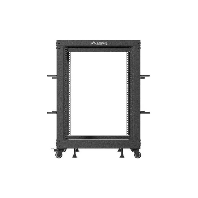 Lanberg Open Rack 19" 15U Adj.Depth 600-1000mm Black — image 7